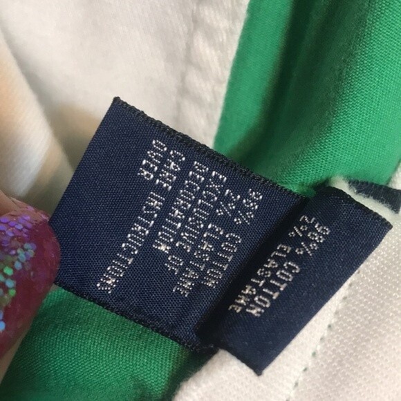 Polo golf Ralph Lauren green cotton twill with stretch pants size 35x30 - Picture 14 of 15